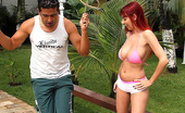 Mike In Brazil sheyla Red head brazilian babe sheyla gets power drilled in these hot outdoor bikini fucking pics
